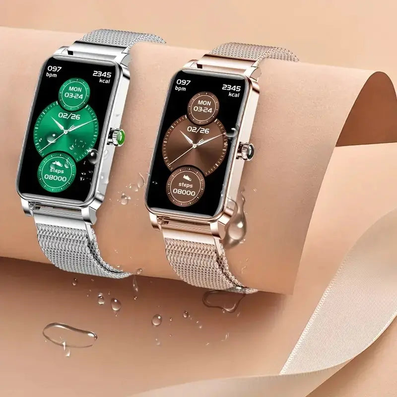 Reloj deportivo con pulsera inteligente Bluetooth para mujer