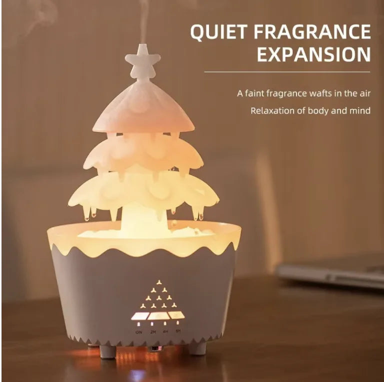 Humidificador difusor de aceites esenciales con control remoto silencioso