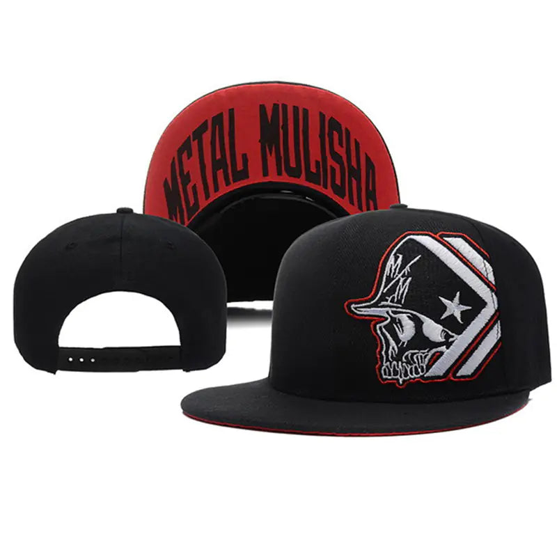 Gorra de hip-hop con bordados
