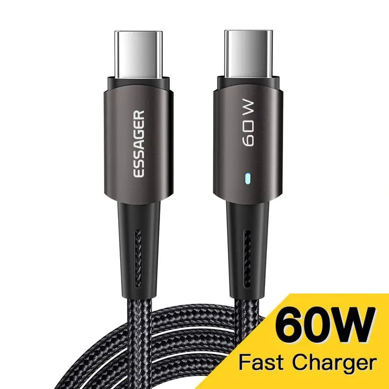 Essager 100W USB C Fast Charging Cable for MacBook Pro