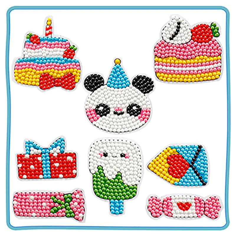 Kit de manualidades de princesas con pintura de diamantes para niños