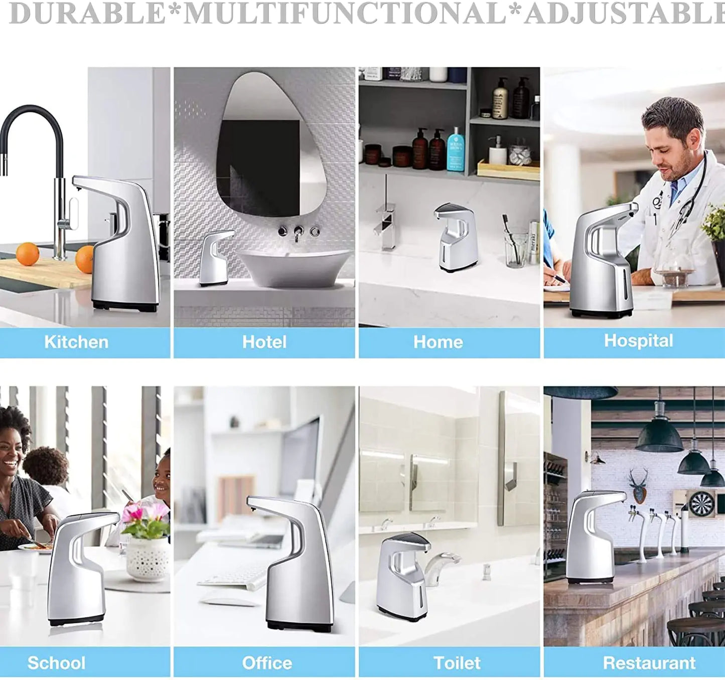 Automatic Foam Soap Dispenser for Kitchen and Bathroom