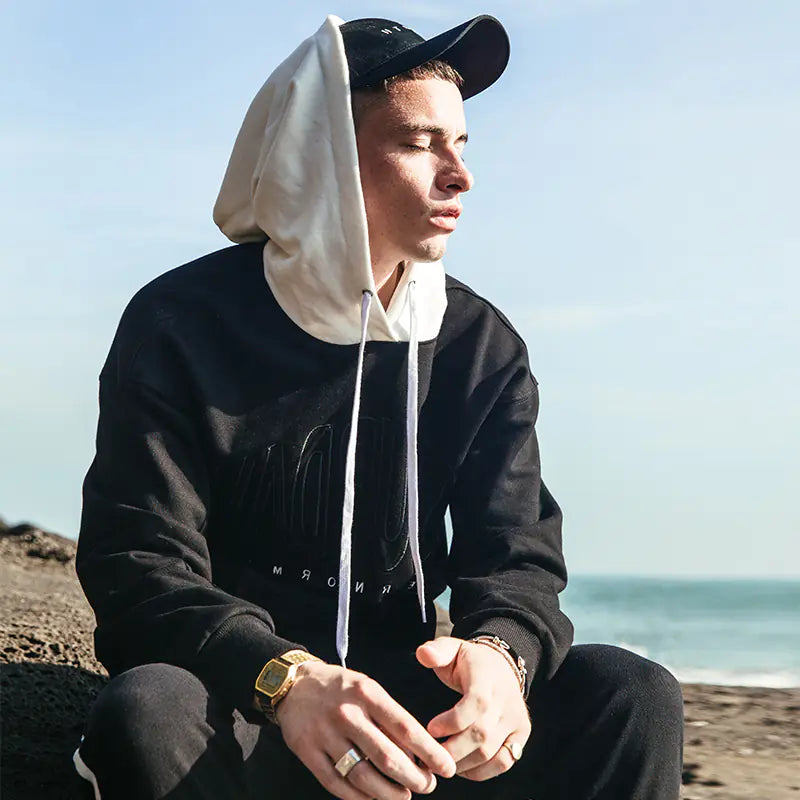 VIISHOW Hip Hop Hoodie with Printed Design