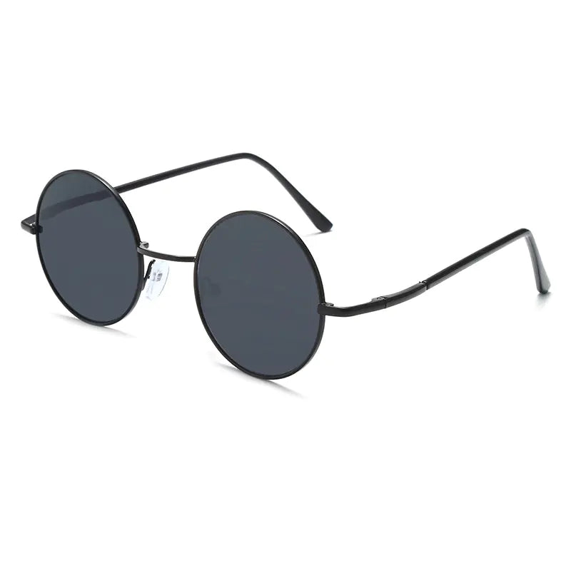 Gafas de sol redondas reflectantes vintage de verano