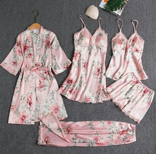 Conjunto de pijama de seda