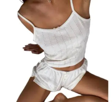Conjunto de pijama de 2 piezas para mujer