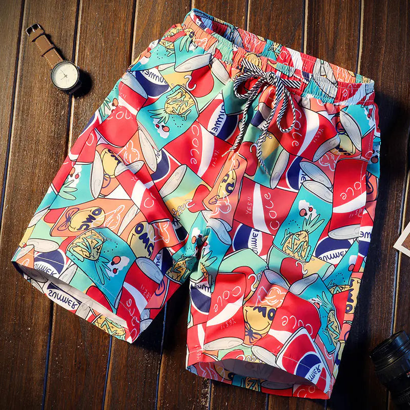 Korean Casual Beach Pants for Men - Thin Loose Style