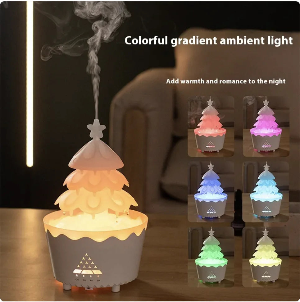 Humidificador difusor de aceites esenciales con control remoto silencioso
