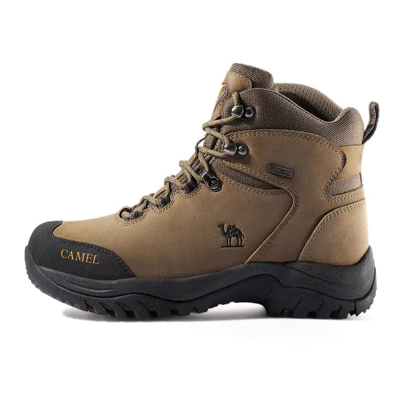 Botas altas de senderismo impermeables para hombre - Camel Brand