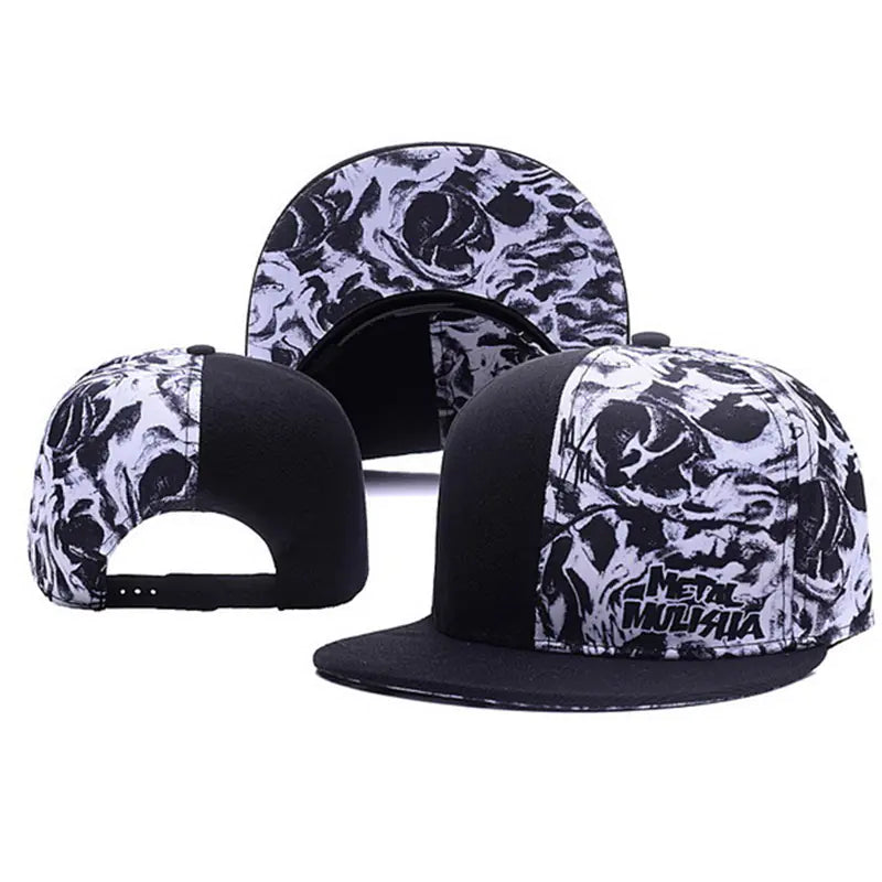 Gorra de hip-hop con bordados
