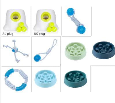 Lanzador automático de pelotas para perros
