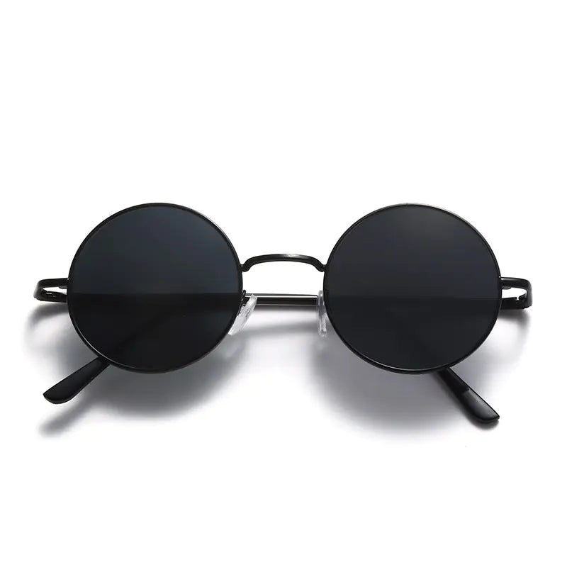 Gafas de sol redondas reflectantes vintage de verano