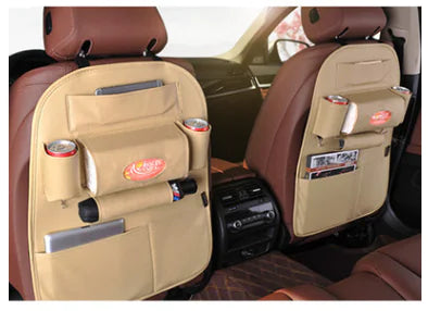 Bolsa de almacenamiento para asiento de coche con bolsillos