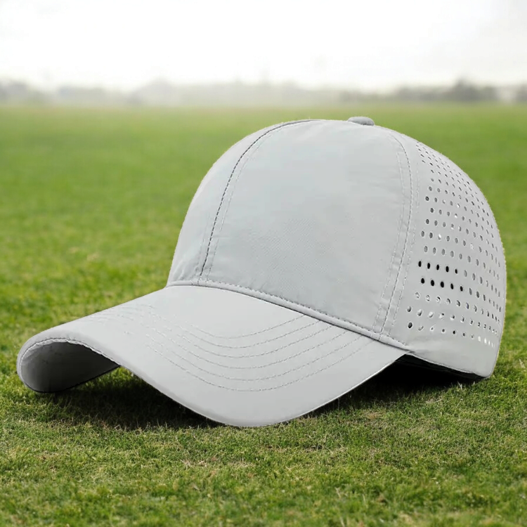 Waterproof Laser-Perforated Baseball Cap with Logo