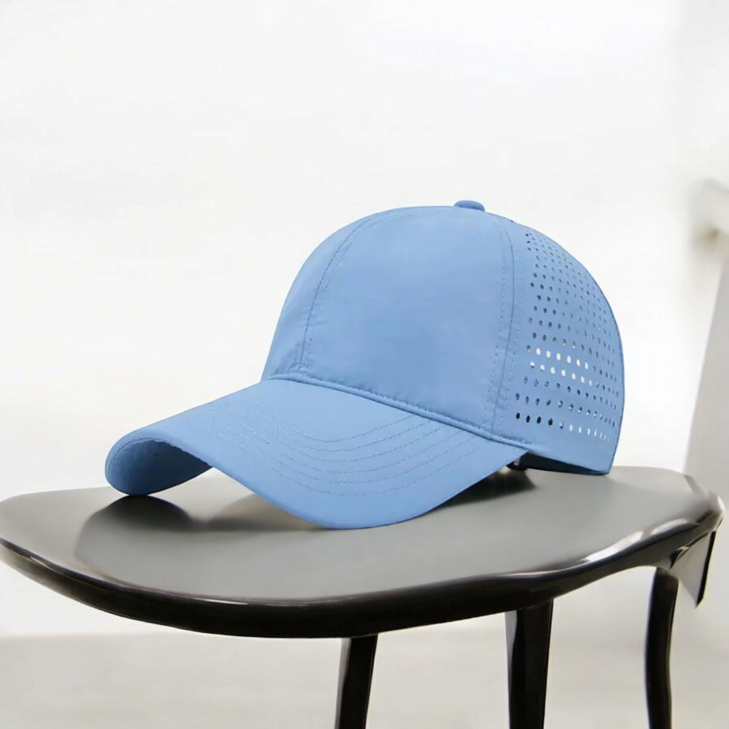 Waterproof Laser-Perforated Baseball Cap with Logo