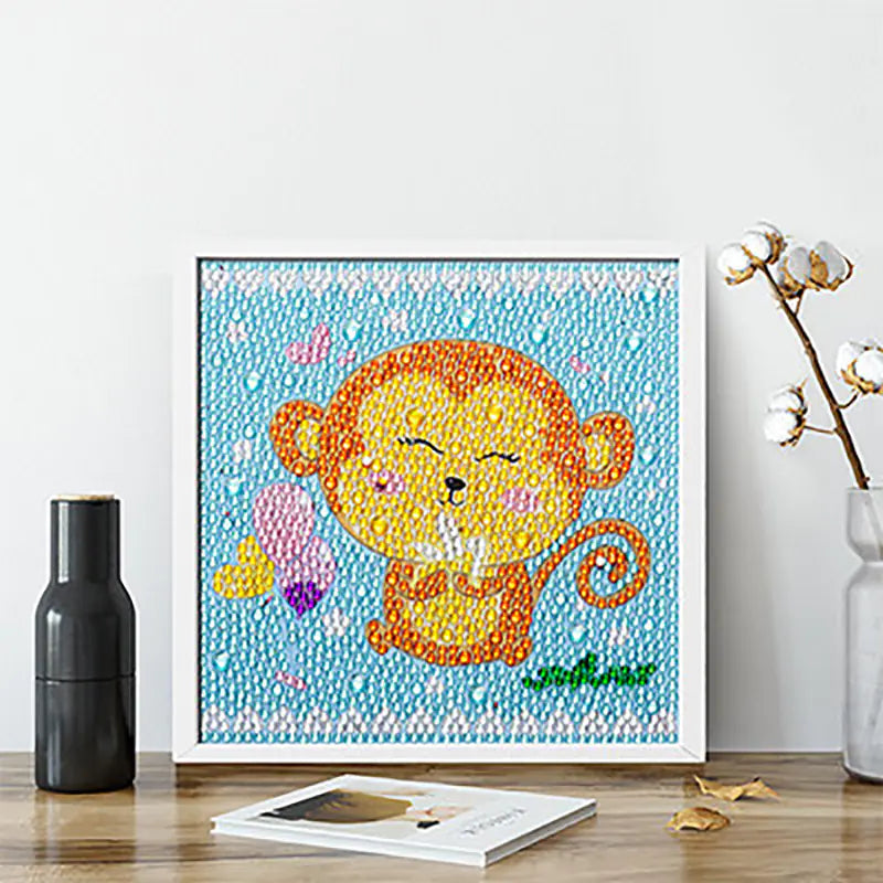 Kit de manualidades de princesas con pintura de diamantes para niños