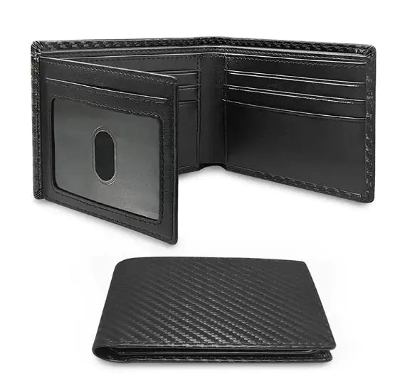 Cartera de fibra de carbono con protección RFID