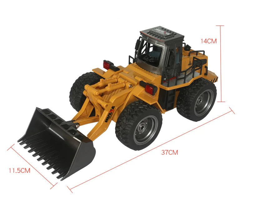 Excavadora RC de 15 canales, vehículo de construcción 2.4G