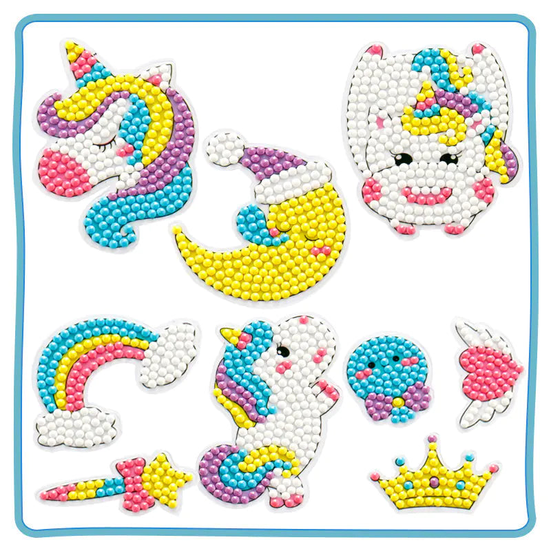 Kit de manualidades de princesas con pintura de diamantes para niños