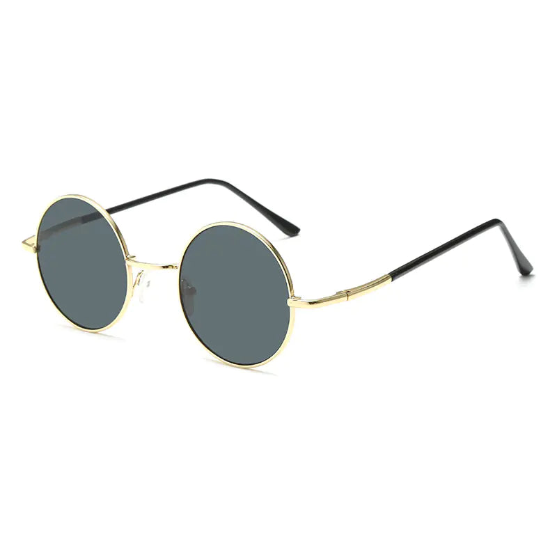 Gafas de sol redondas reflectantes vintage de verano