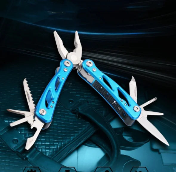 Alicates y cuchillo multifunción para exteriores