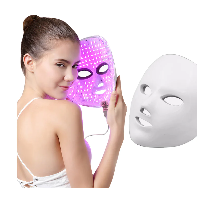 Máscara facial LED de 7 colores