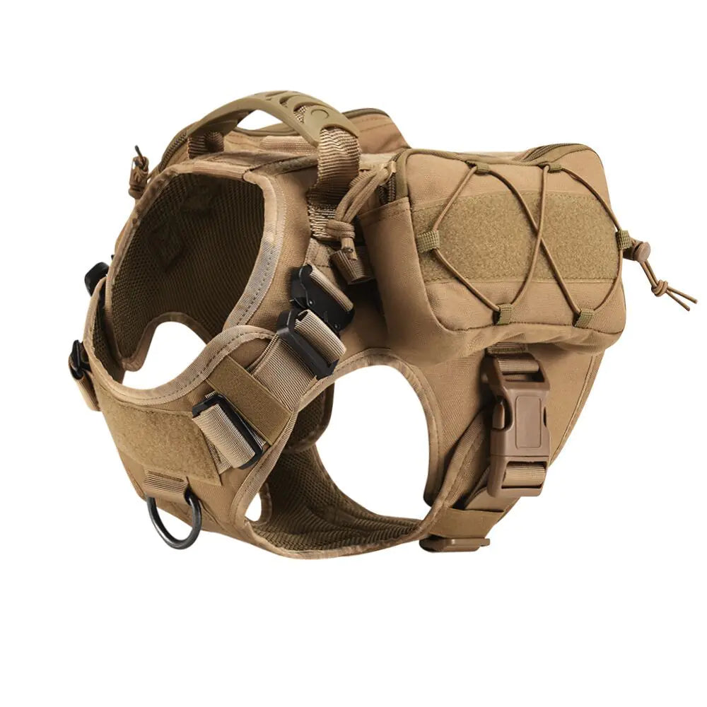 Chaleco táctico para perros para entrenamiento al aire libre