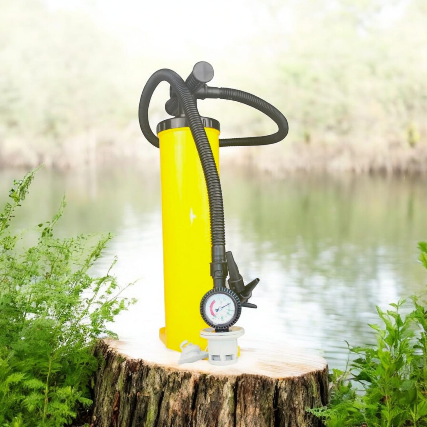 Inflatable Kayak Surfboard with Pump and Pressure Gauge