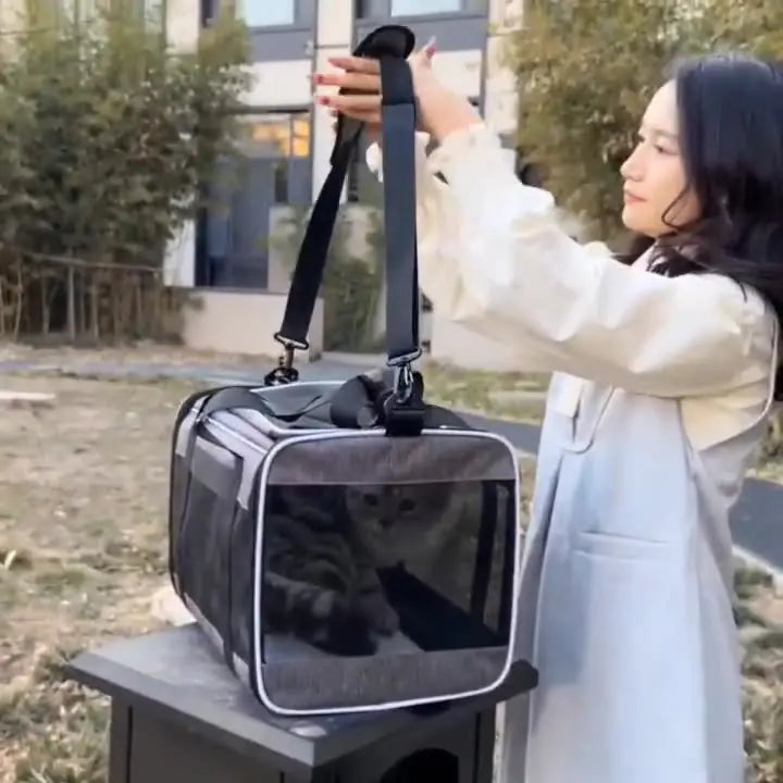 Bolsa de transporte portátil para mascotas