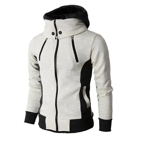 Men's Slim Fit Hoodie Jacket - Casual Sports Cardigan
