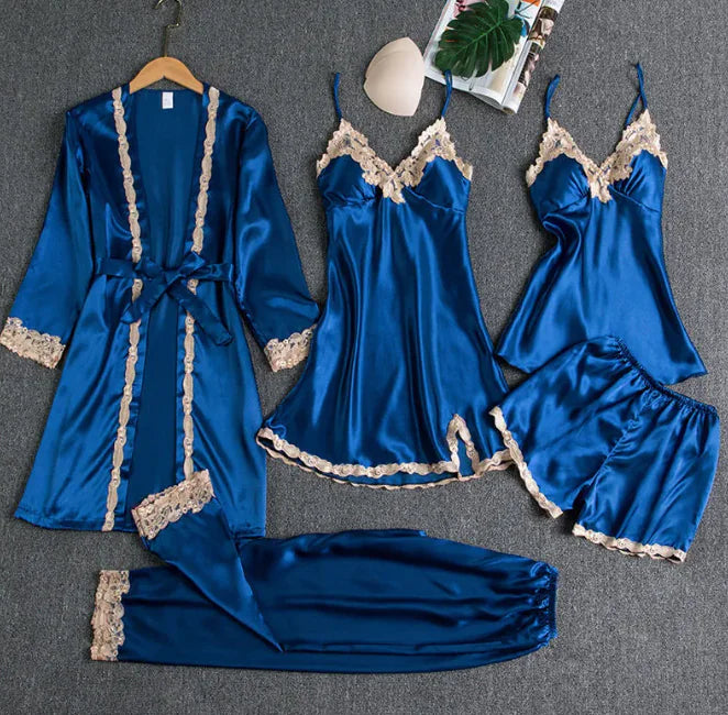 Conjunto de pijama de seda