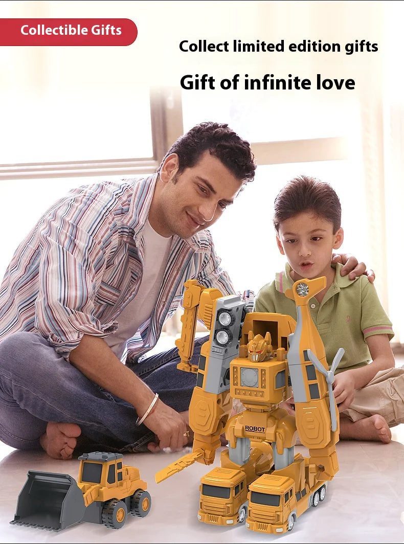 Juguete de construcción magnético transformable para niños