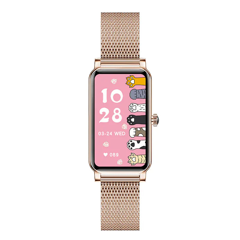 Reloj deportivo con pulsera inteligente Bluetooth para mujer