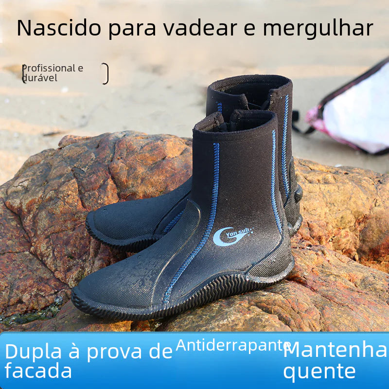 Waterproof 5MM Diving Shoes for Rescue and Snorkeling