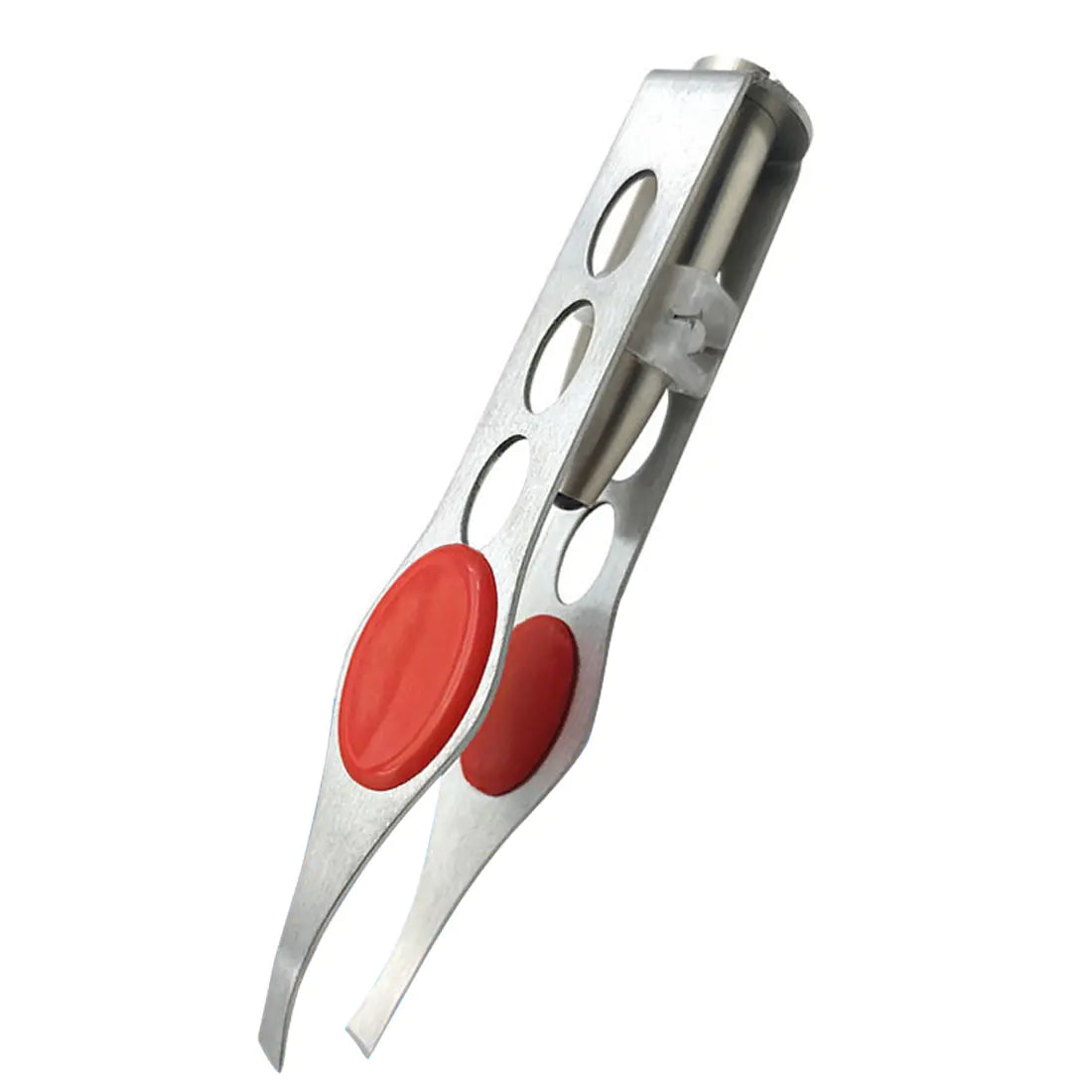 Pinzas LED para cejas con herramienta de belleza de acero inoxidable