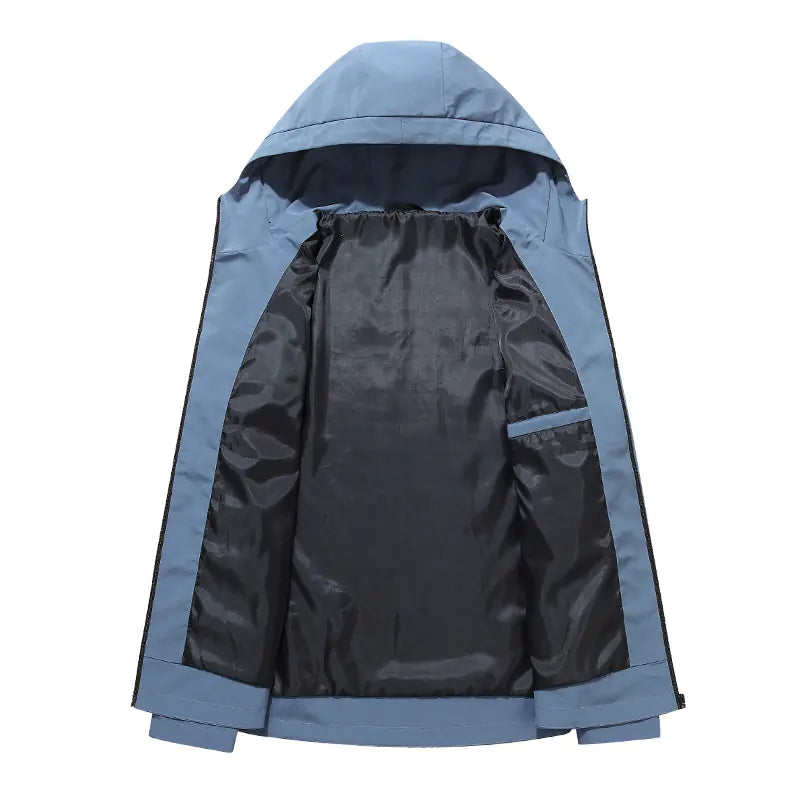 Men's Casual Lightweight Hooded Jacket for Spring/Fall