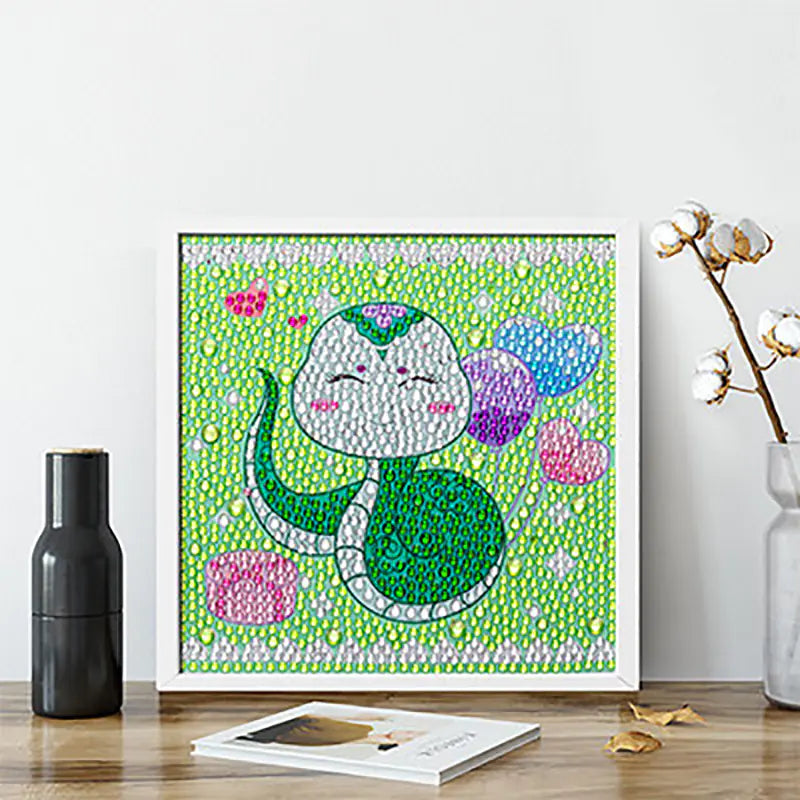 Kit de manualidades de princesas con pintura de diamantes para niños