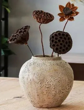 Florero de cerámica minimalista