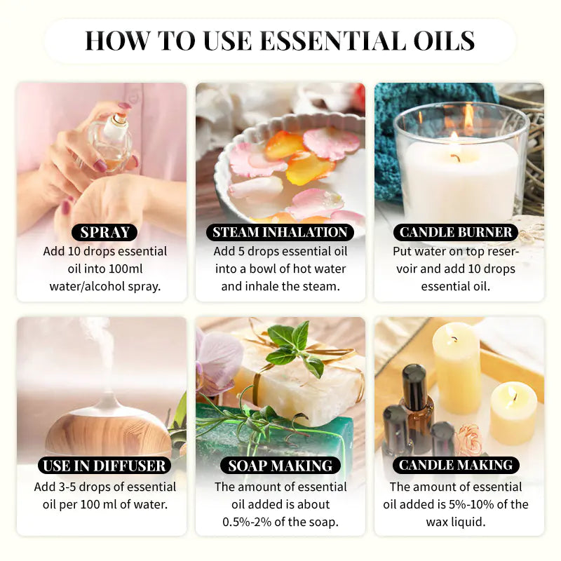 10 ml de aceite aromático puro sin diluir para velas caseras