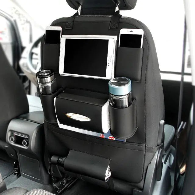 Bolsa de almacenamiento para asiento de coche con bolsillos