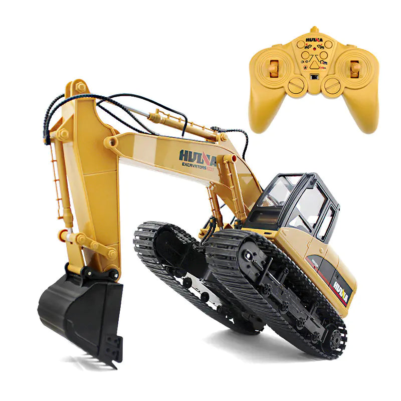 Excavadora RC de 15 canales, vehículo de construcción 2.4G