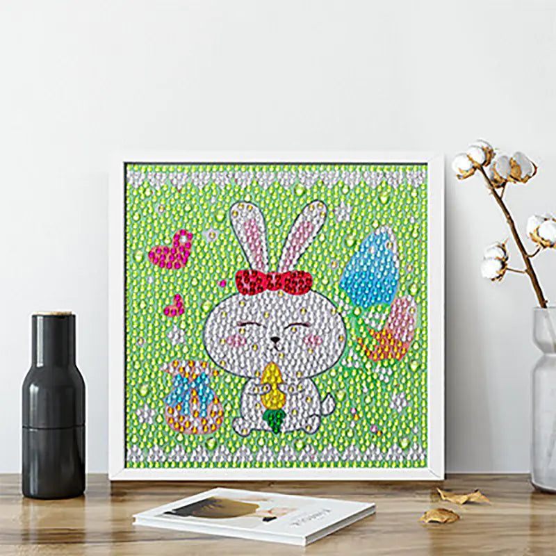 Kit de manualidades de princesas con pintura de diamantes para niños