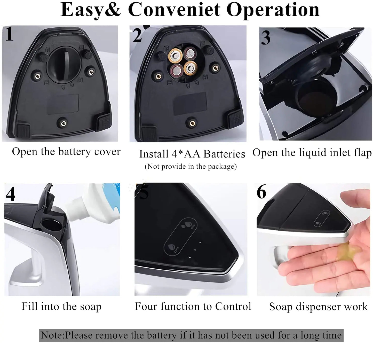 Automatic Foam Soap Dispenser for Kitchen and Bathroom
