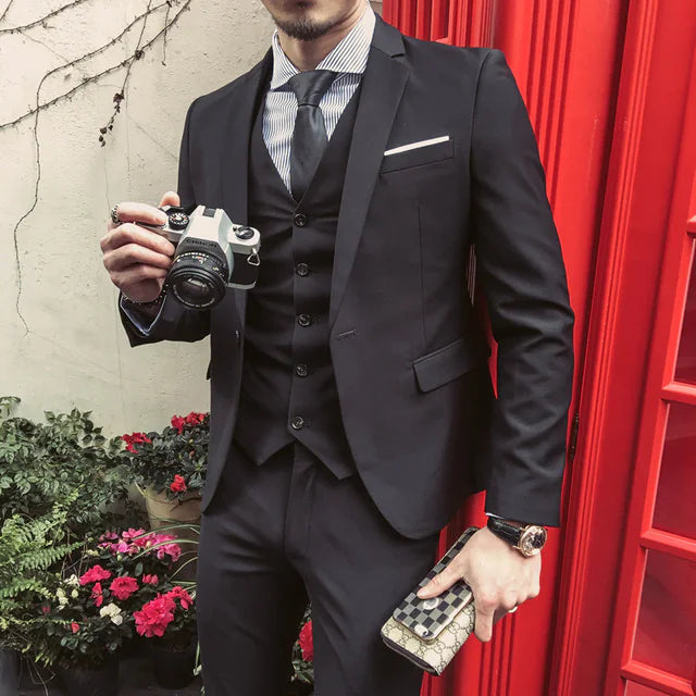 Casual Suit for Business and Wedding Attire
