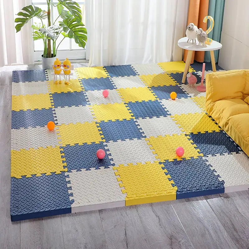 Alfombra de juego para gatear de espuma EVA gruesa para bebés y niños