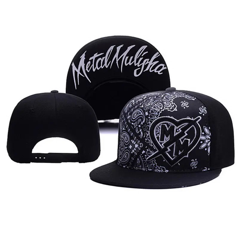 Gorra de hip-hop con bordados