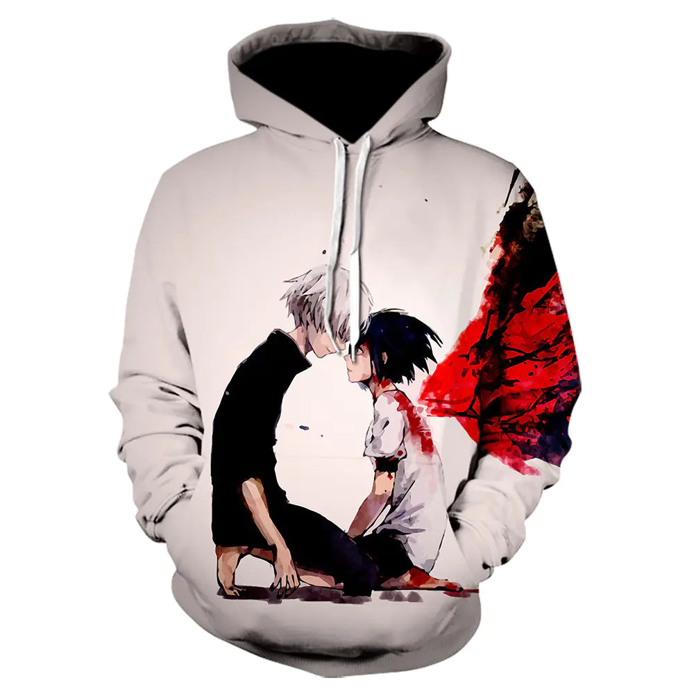 3D Tokyo Ghoul Hoodie for Men