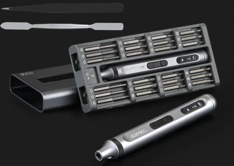 Juego de destornilladores eléctricos recargables portátiles 50 en 1