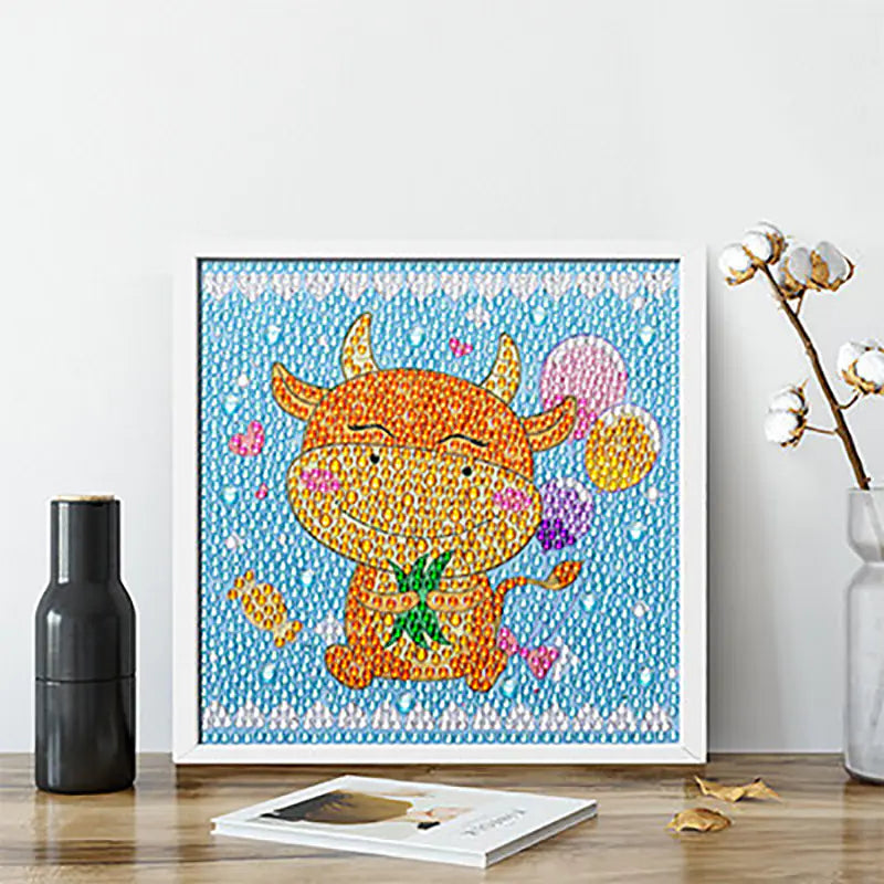 Kit de manualidades de princesas con pintura de diamantes para niños