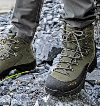 Botas altas de senderismo impermeables para hombre - Camel Brand